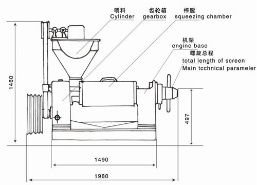 河南雙象榨油機6yl130結(jié)構(gòu)